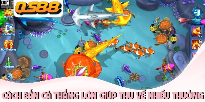 Cách bắn cá thắng lớn giúp thu về nhiều thưởng